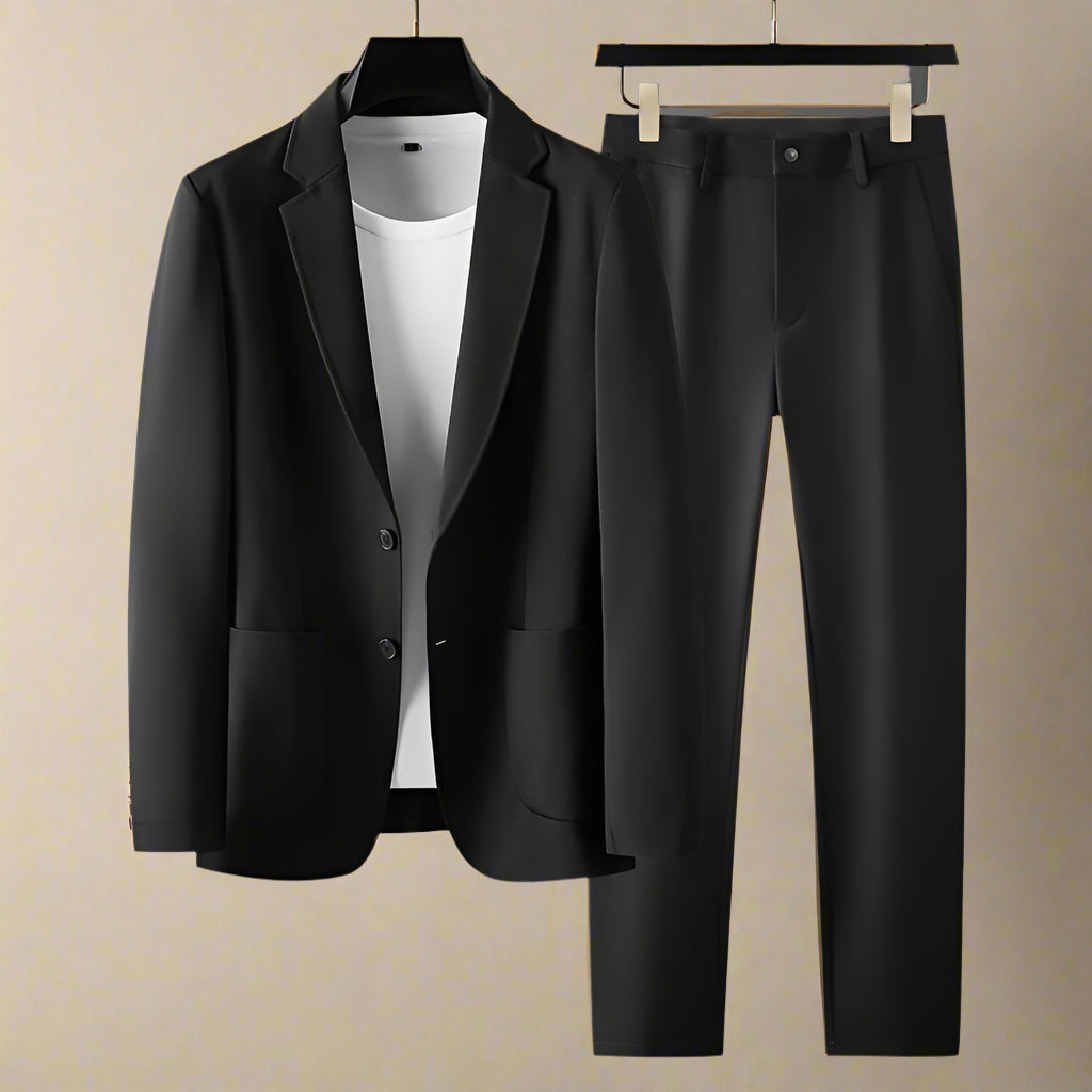 Costume Homme Classique Deux Pièces Élégant