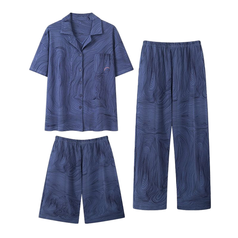 Pyjama Homme Été Léger et Confortable - LuxeStyle