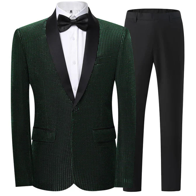 Costume 2 Pièces Élégant Mariage Homme | Traditionnel
