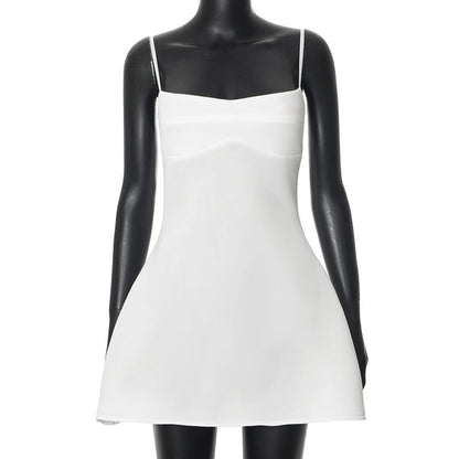 Velinia™ – Robe d'Été Femme Chic avec Bretelles Spaghetti Ajustables