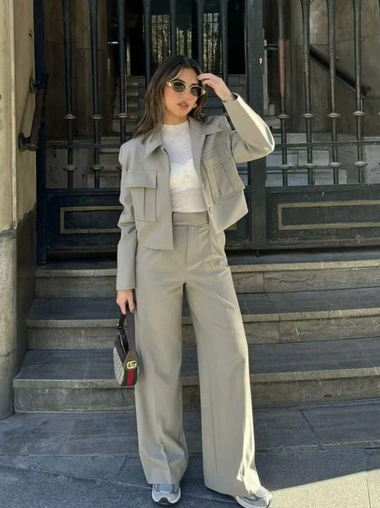 Costume femme élégant deux pièces - BlxckFR