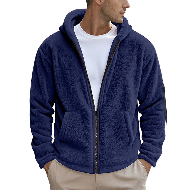 Sweat à Capuche Zippé Homme Pratique et Confortable - LuxeStyle