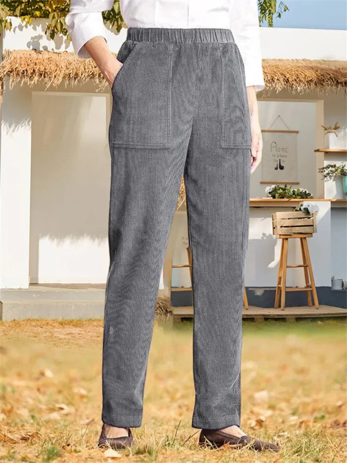 Pantalon Élastique Confort Femme Bureau - LuxeStyle