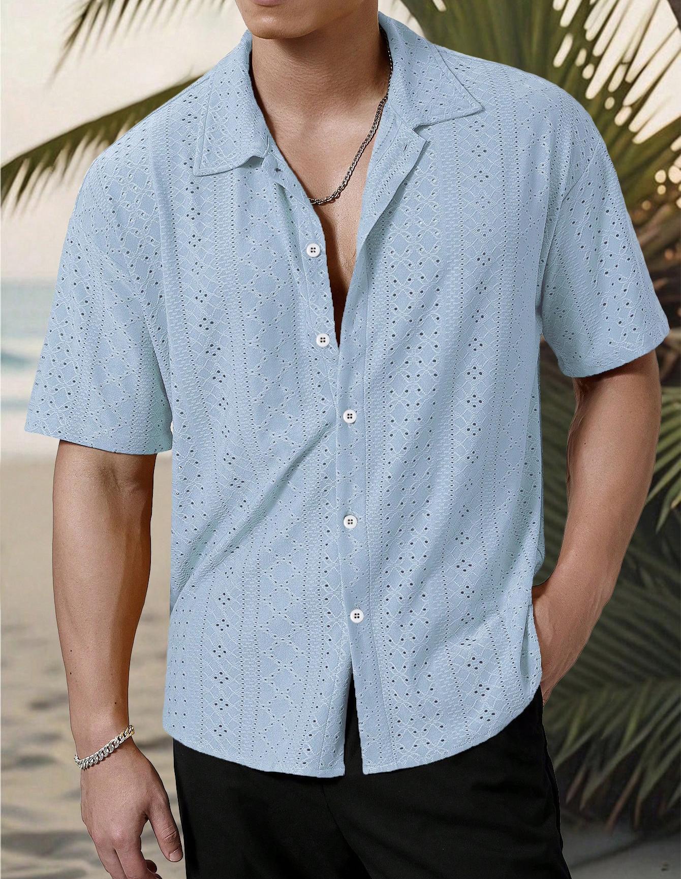 Chemise Homme Casual Chic - Chemise Coton Douce Boutonnée pour Look Relaxe
