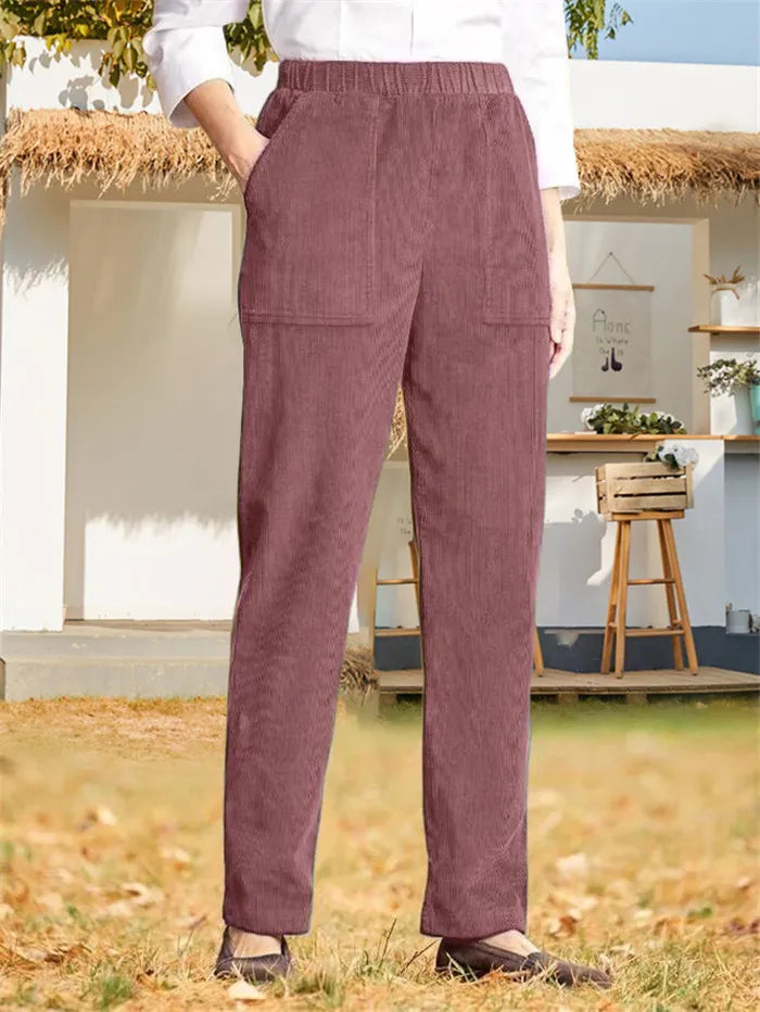 Pantalon Élastique Confort Femme Bureau