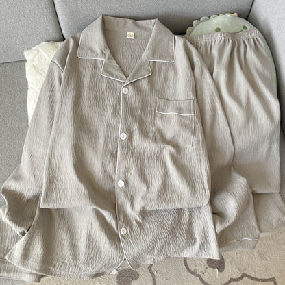 Pyjama Homme Chaud Hiver avec Pantalon et Haut à Manches Longues