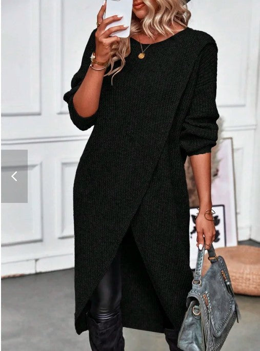 Robe confortable femme mi-longue