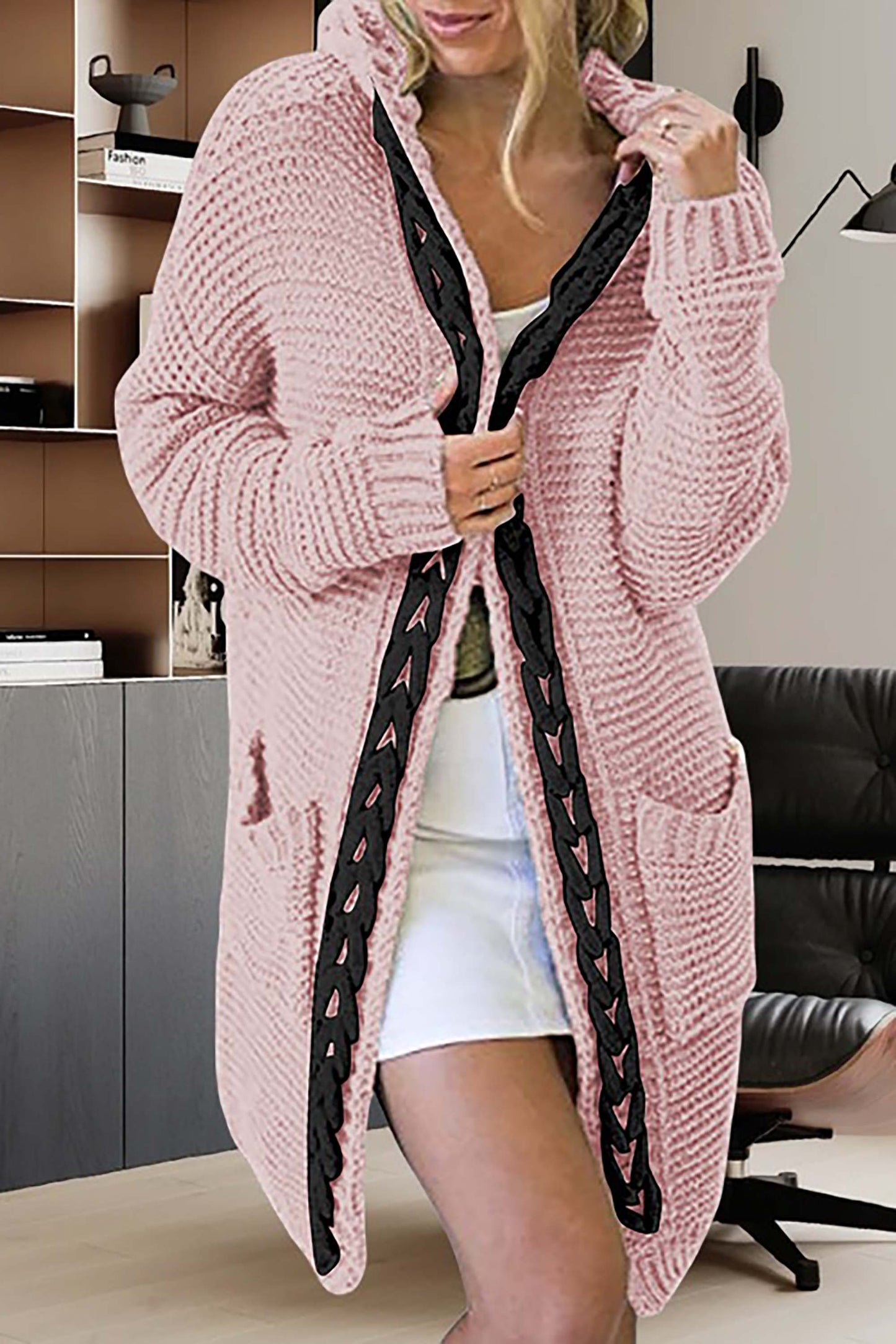 Pull Trapèze Douillet à Capuche pour Femme et Homme