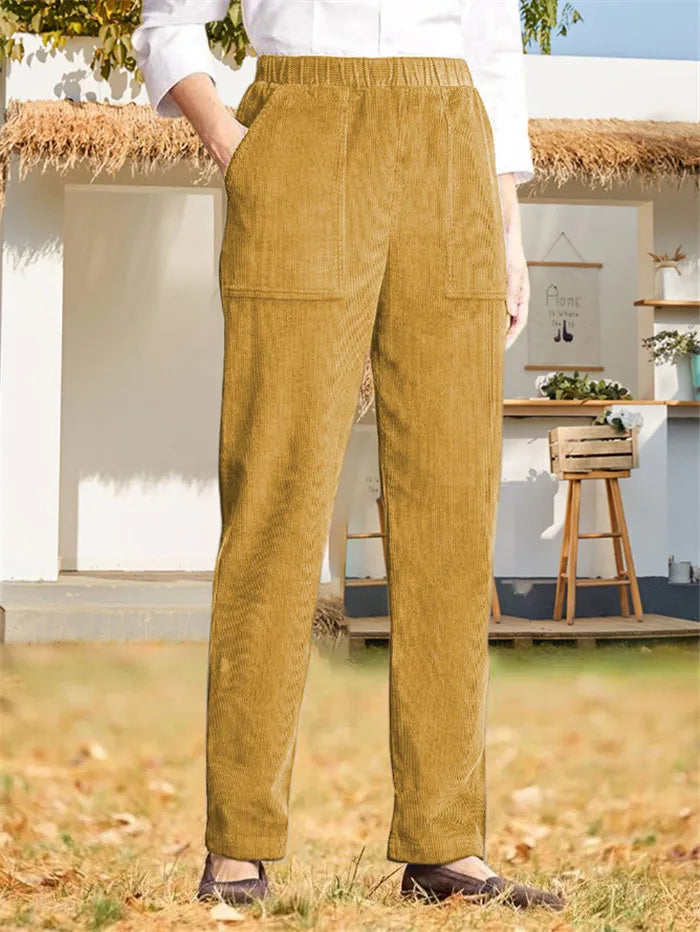 Pantalon Élastique Confort Femme Bureau