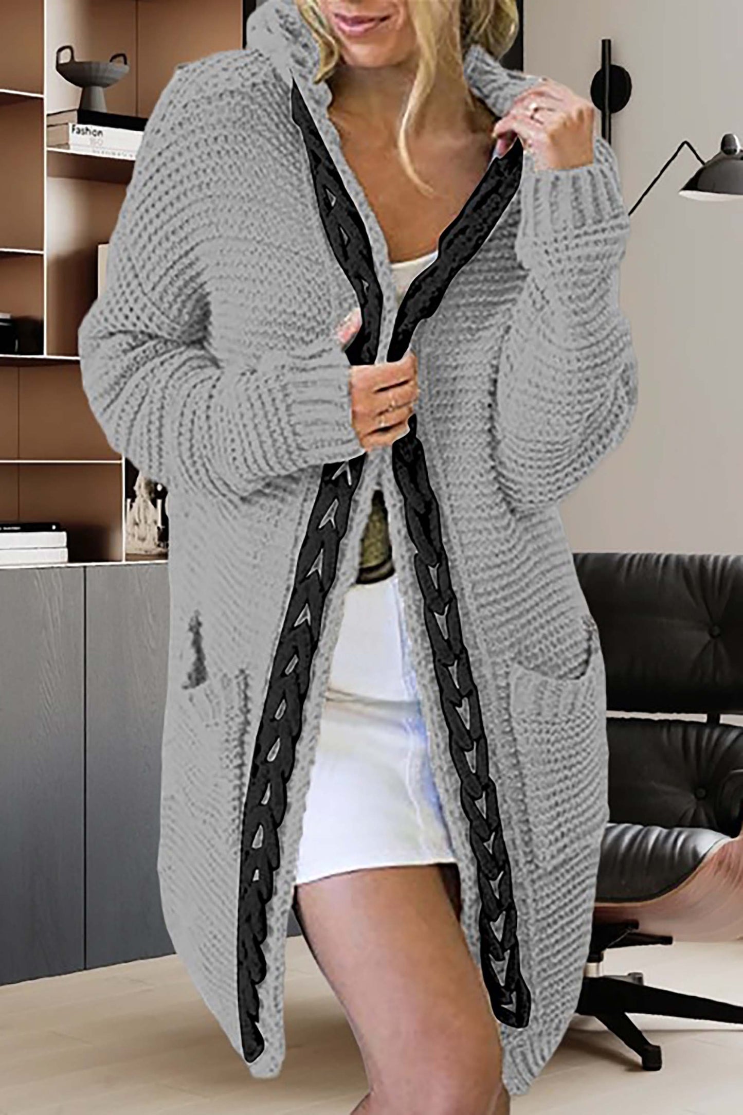 Pull Trapèze Douillet à Capuche pour Femme et Homme - LuxeStyle