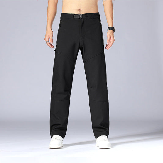 Pantalon Outdoor Homme Élastique avec Poches Sûres pour Randonnée - LuxeStyle