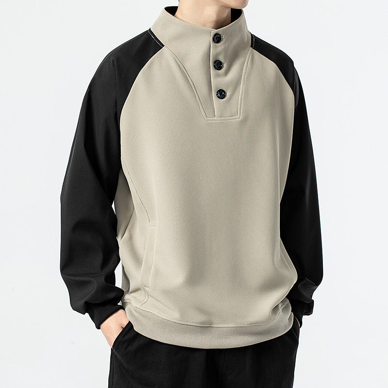 Pull Col Montant Confortable pour Homme