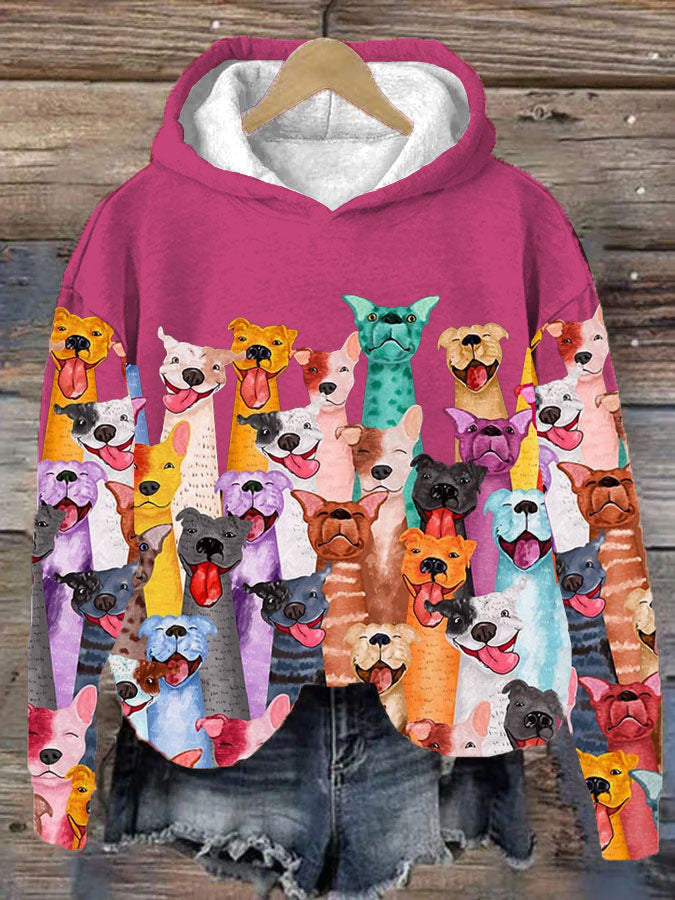 Sweat à Manches Longues Fleur de Femme ➡ Sweat Chic Animalier pour Femme