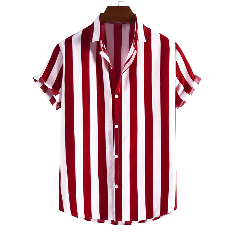 Chemise Homme Rayée Slim Estivale