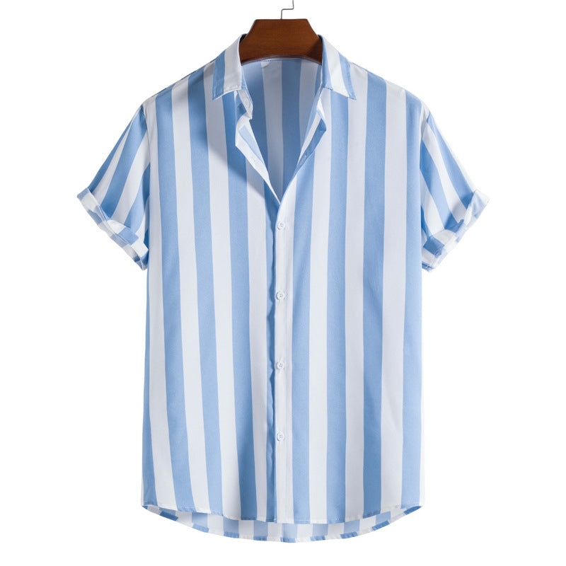 Chemise Homme Rayée Slim Estivale