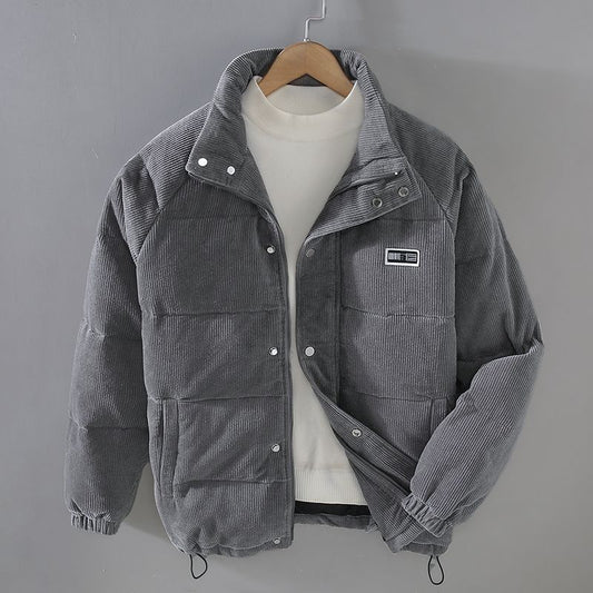 Veste Hivernale Doublée avec Capuchon et Poches pour Homme - LuxeStyle