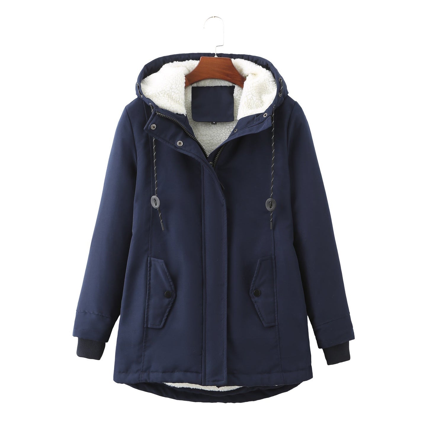 Manteau Doudoune Élégant avec Capuche pour Femme Hiver