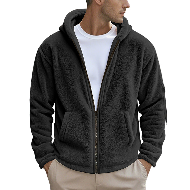 Sweat à Capuche Zippé Homme Pratique et Confortable