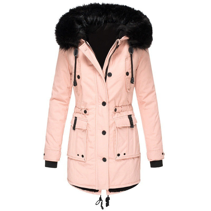 Manteau Femme Hiver Élégant à Boutons | Parfait pour le Froid