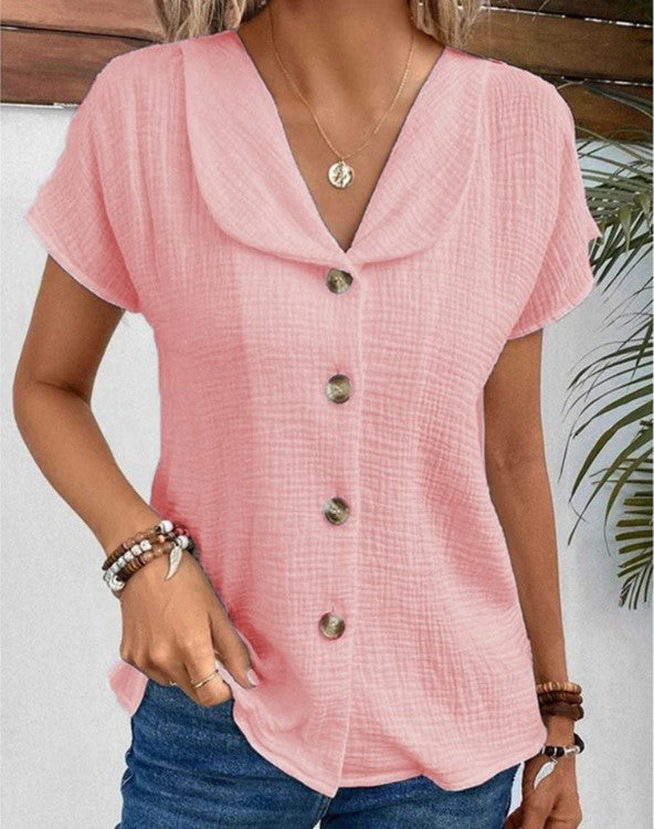 Chemise légère avec col classique