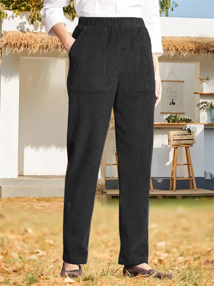 Pantalon Élastique Confort Femme Bureau