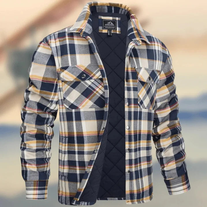 Chemise Homme Flanelle Manches Longues Boutons