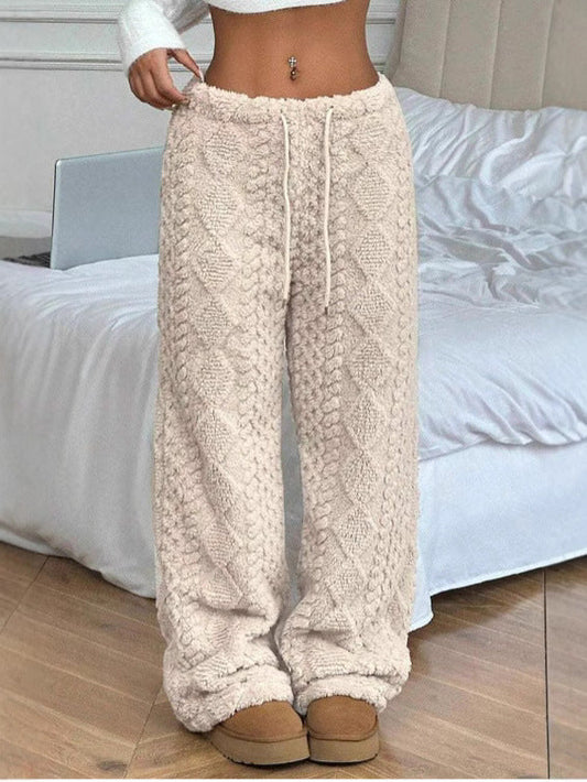 Pantalon Femme Confortable en Molleton Doux pour Hiver - LuxeStyle
