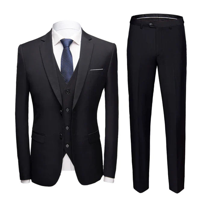 Costume 3 Pièces Élégant Mariage Homme | Pantalon Slim