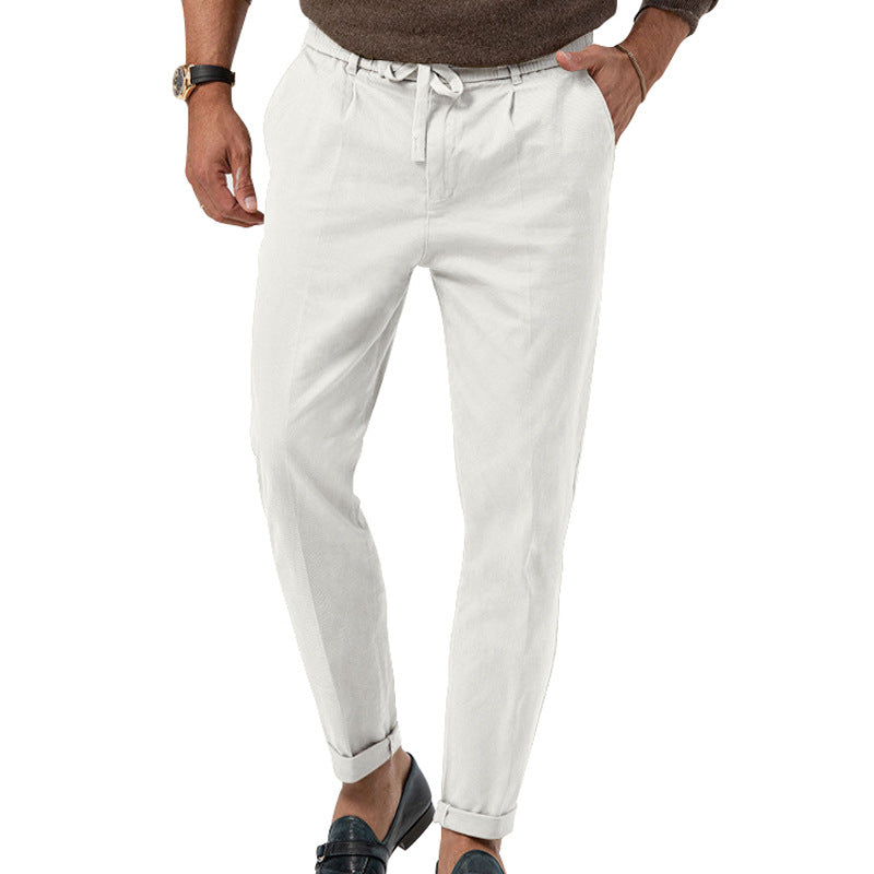Pantalon Chino Beige Élastique pour Homme