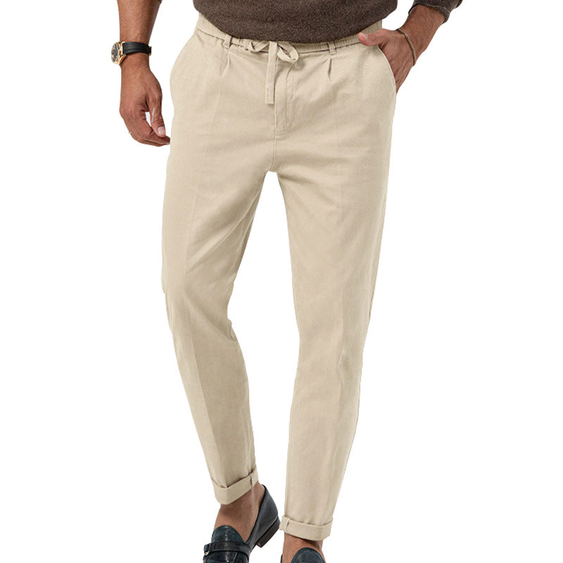Pantalon Chino Beige Élastique pour Homme