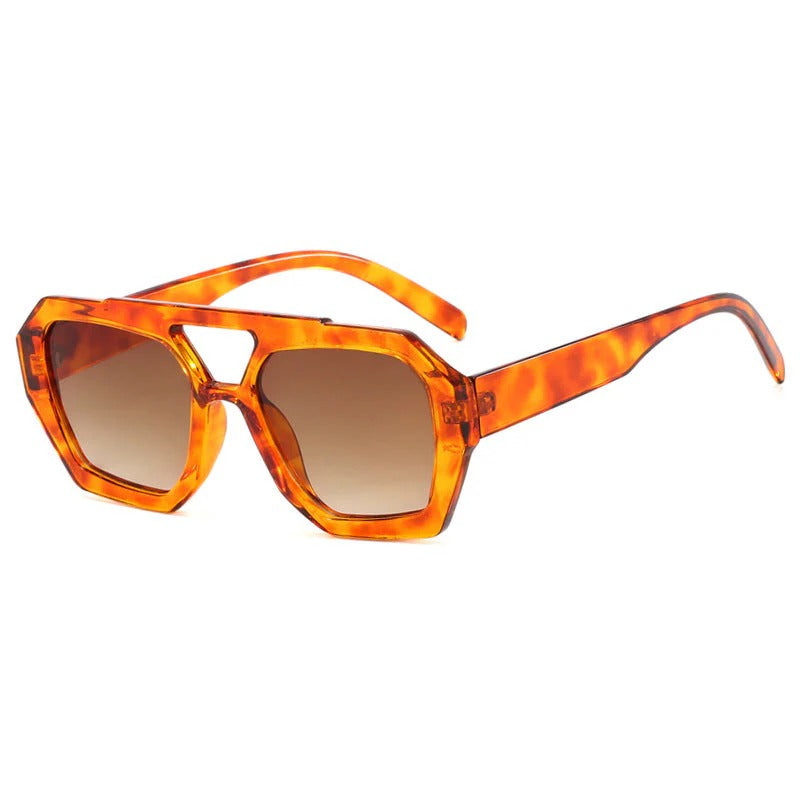 Lunettes de Soleil Femmes Élégantes Carrées avec Protection UV