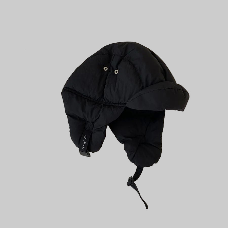 Chapeau Hiver Élégant avec Oreilles Couvertes et Bord Large