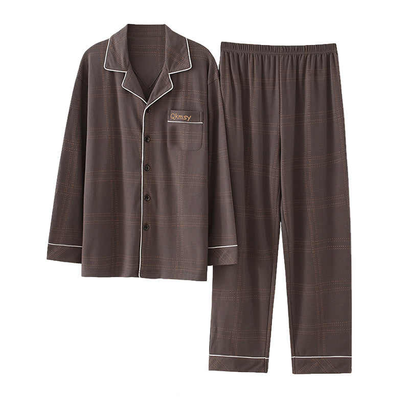 Pyjama Homme Confort Manches Longues pour Tous les Jours