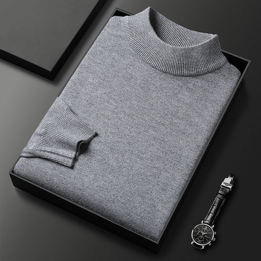 Pull Homme Hiver Douillet – Col Montant et Style Chic - LuxeStyle
