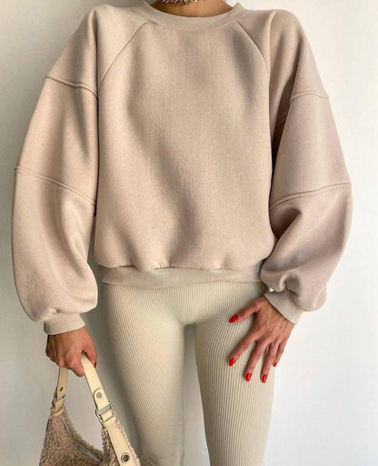 Sweat Femme Confortable – Sweat Coton Oversize Chic et Détendu