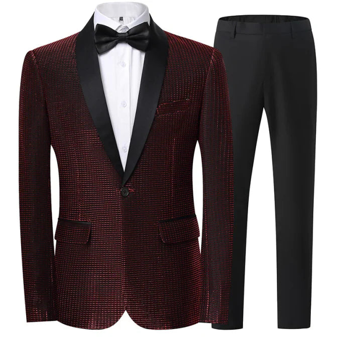 Costume 2 Pièces Élégant Mariage Homme | Traditionnel