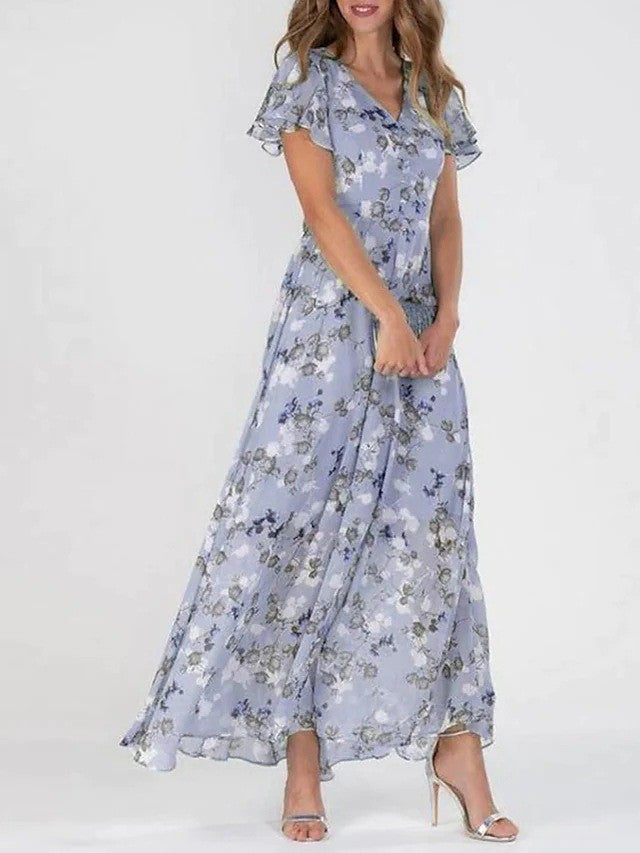 Robe Femme Chic Mi-Longue - Tissu Luxe pour Toutes Les Occasions