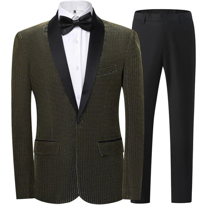 Costume 2 Pièces Élégant Mariage Homme | Traditionnel