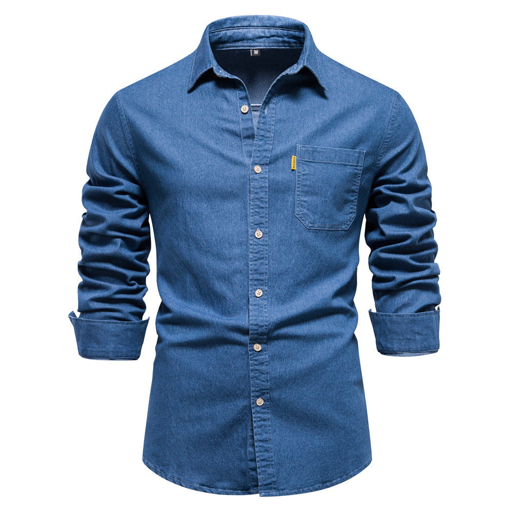 Chemise Homme Classique avec Poches pour Usage Daily
