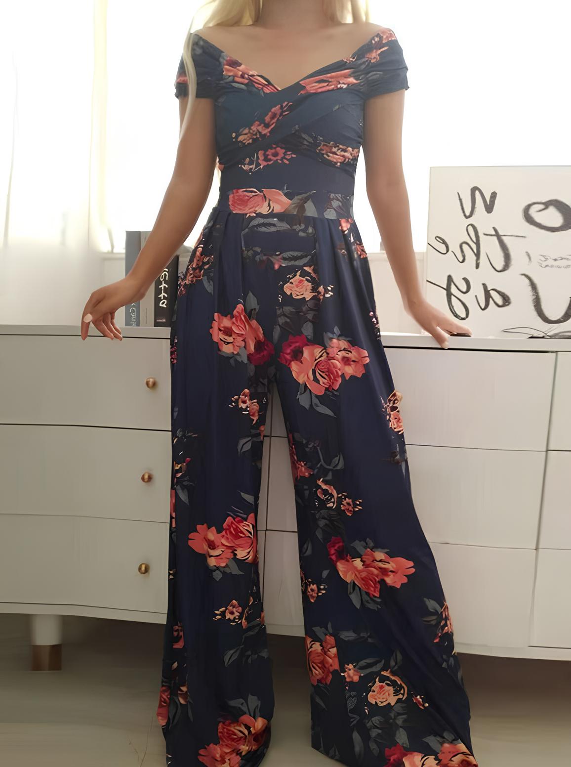 Robe imprimée détendue femme élégante