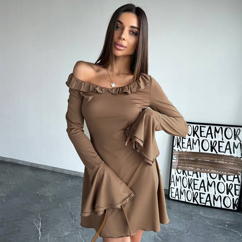 Decoluxe™ – Robe Femme Décolleté Hors Épaule Élégante et Confortable