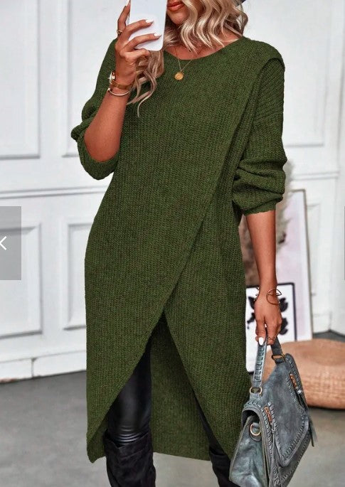Robe confortable femme mi-longue
