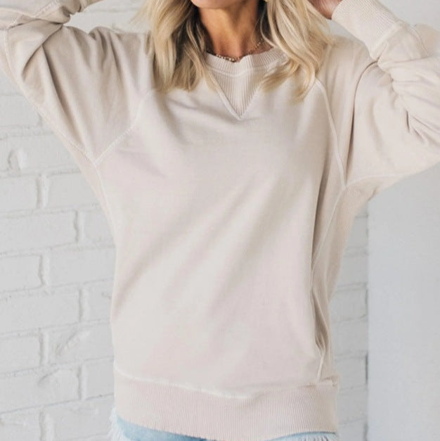Sweat rose femme doux et confortable