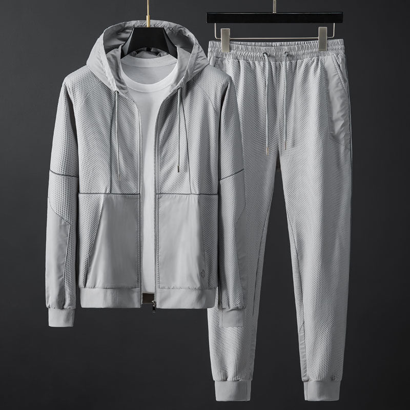 Survêtement Sport Homme Léger et Confortable avec Poches Serrures