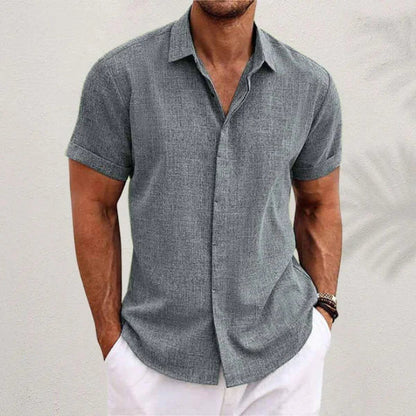 Alain™ – Chemise Lin Homme Légère et Élégante pour Été Respirant