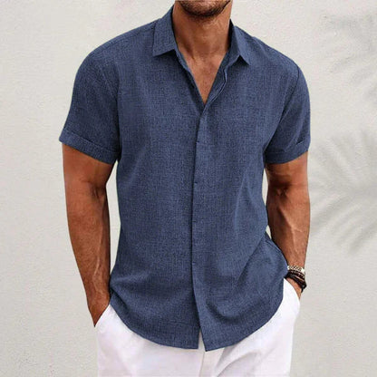 Alain™ – Chemise Lin Homme Légère et Élégante pour Été Respirant