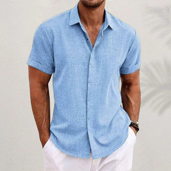 Alain™ – Chemise Lin Homme Légère et Élégante pour Été Respirant