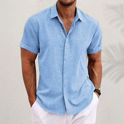 Alain™ – Chemise Lin Homme Légère et Élégante pour Été Respirant