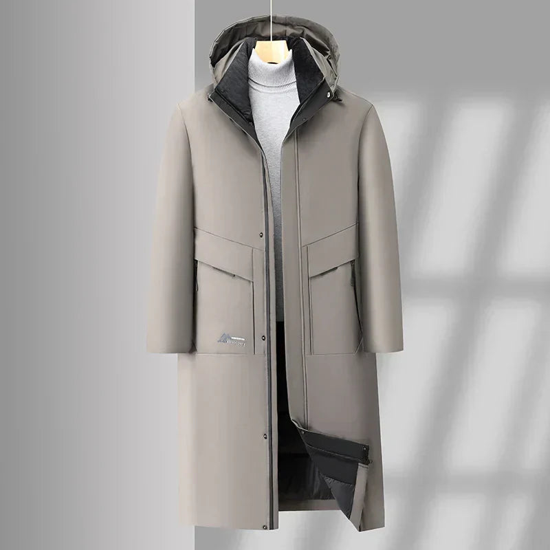 Parka Hiver Noir Homme Doublé Isolant