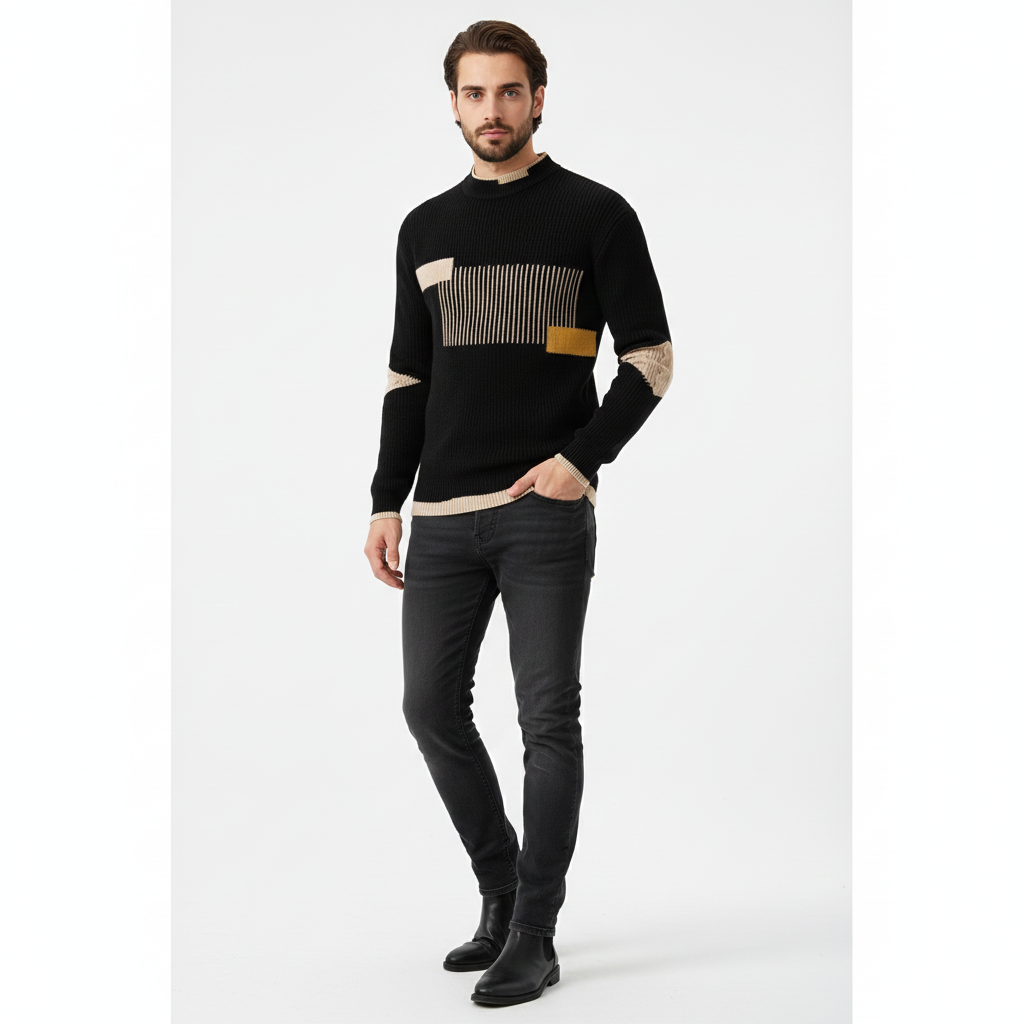 Pull Homme Chic en Coton Doux Taille Classique - LuxeStyle